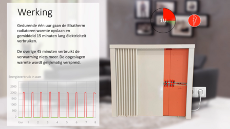 Elkatherm Inertieradiator SN201 2,0 kW  R9010